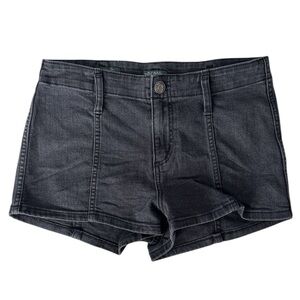 Black Denim Shorts